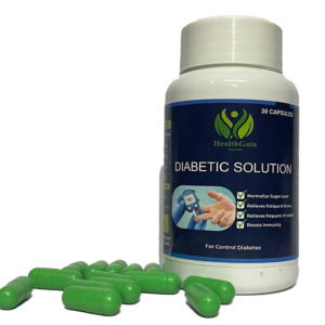 Diabetic Solution Capsules bottle for natural blood sugar support in India